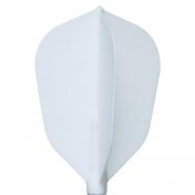 Plumas Fit Flight 6 unid. Super Shape Blanca - 1