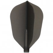 Plumas Fit Flight 6 unid. Super Shape Negra Transparente - 1