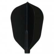 Plumas Fit Flight 6 unid. Super Shape Negra - 1