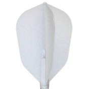 Plumas Fit Flight 6 unid. Super Shape Blanco Natural - 3
