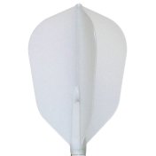 Plumas Fit Flight 6 unid. Super Shape Blanco Natural - 1