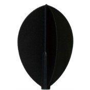 Plumas Fit Flight 6 unid. Oval Negra - 2