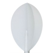 Plumas Fit Flight 6 unid. Oval Blanco Natural - 2