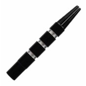 Cañas M3 Aluminio Negro Rayas Corta (25mm) Shaft M3 Darts - 2