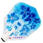 Plumas Target Darts Pro 100 Kitten Vision NO6 Flores Azules - 2