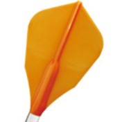 Plumas Fit Flight Air 3 unid W Shape Naranja - 2