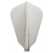 Plumas Fit Flight 6 unid. Fantail Blanco Natural - 1