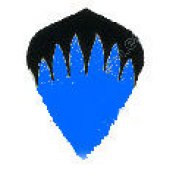 Plumas Metalica Kite Metallica Azul - 1