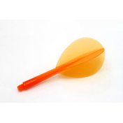 Plumas CONDOR Naranja pear/oval larga.33.5mm 3 Uds. - 1