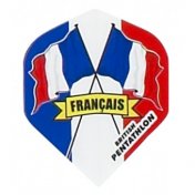 Plumas Pentathlon Standard Bandera Francia - 1