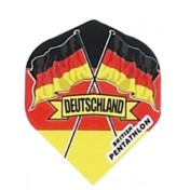 Plumas Pentathlon Standard Bandera Alemania - 2
