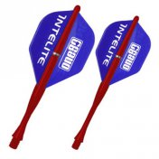Cañas para Dardos One80 Intelite Roja Larga - 3