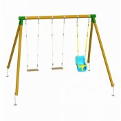 Columpio Masgames Etnia triple con asiento de bebé - 1