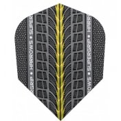 Plumas Harrows Standard Supergrip Amarilla  - 1