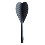  Plumas Aleta Ht 500 Unidades Rosca 2ba Negra  - 2