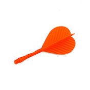  Plumas Aleta Ht 500 Unidades Rosca 2ba Naranja  - 2