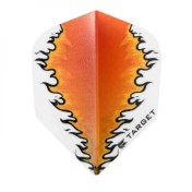 Plumas Target Darts NO6 Vision White Orange Fire - 3
