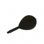 Plumas CONDOR Negra Pear Mediana 27.5m 3 Uds. - 3