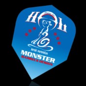  Plumas MONSTER DARTS FLIGHTS Standard Cat Blue  - 2