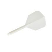 Plumas CONDOR Blanca Shape Larga. 33.5mm 3 Uds. - 2