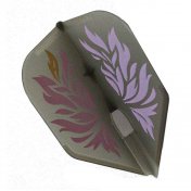  Plumas L-Style Shape Champagne Llama Morada 