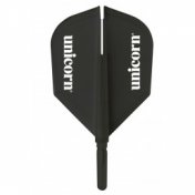  Plumas Unicorn Darts XFlights Body Negro  - 1