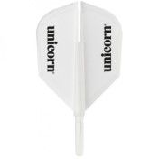  Plumas Unicorn Darts XFlights Body Blanco  - 2