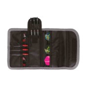  Funda Dardos Winmau Darts Tri Fold Plus Wallet Negro Gris  - 3