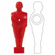 Jugador futbolin Vite Pie Cuadrado 16mm - 2