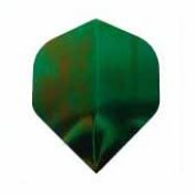 Plumas Iridescent Smooth Standard Verde - 1