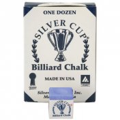 Tiza Billar Silver Cup Azul Royal  12 unid