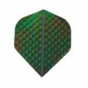 Plumas Iridescent Embossed Standard Verde - 2