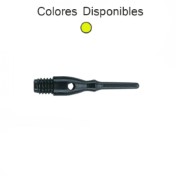 Puntas Unicorn Darts Contour Amarilla Neón 2ba 22mm 1000unit - 2