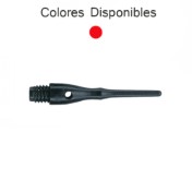 Puntas Unicorn Darts Contour Roja 2ba 27mm 1000unid - 2