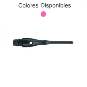 Puntas Unicorn Darts Contour Rosa Neón 2ba 27mm 1000unit - 3