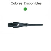 Puntas Unicorn Darts Contour Verde 2ba 27mm 1000unit - 3