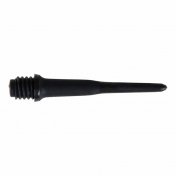  Puntas Harrows Darts Pro Tip Negro 2ba 25mm 100unid  - 1