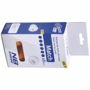 Blister 6 Pelotas Ping Pong Enebe Match Naranjas - 2