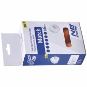 Blister 6 Pelotas Ping Pong Enebe Match Naranjas - 3