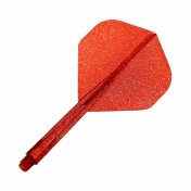  Plumas Condor Flights Standard Glitter Red S 21.5mm 3 uds 