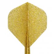  Plumas Condor Flights Standard Glitter Gold S 3 uds.  - 2