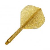  Plumas Condor Flights Standard Glitter Gold S 3 uds.  - 1