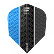  Plumas Target Darts Flights Vision Ultra Blue Vapor 8 Black Nº6  - 2