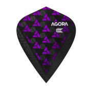 Plumas Target Darts Agora Ultra Ghost + Purple Kite - 1