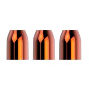 Copas New Champagne Ring Naranja Premium 3 unidades  - 1