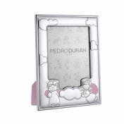 Marco Querubin Rosa de Pedro Duran Plateado - 1