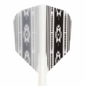  Plumas Condor Flights Native America White Shape Media 27.5mm 3 Uds.  - 1