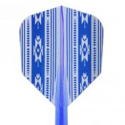  Plumas Condor Flights Native America Blue Shape Media 27.5mm 3 Uds.  - 1