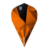  Plumas Target Darts Shark Ultra Chrome Orange Vapor Badged   - 2