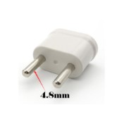 Conector Adaptador de 220V Americano a Europeo - 2